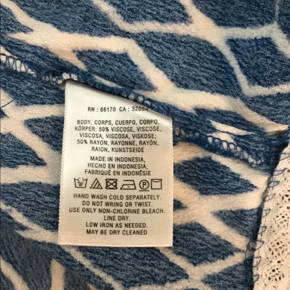 HD in Paris Anthropologie Archipelago Blue Dress - Picture 7 of 8